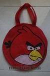 Tas Ultah Jinjing Angry Bird Warna Merah